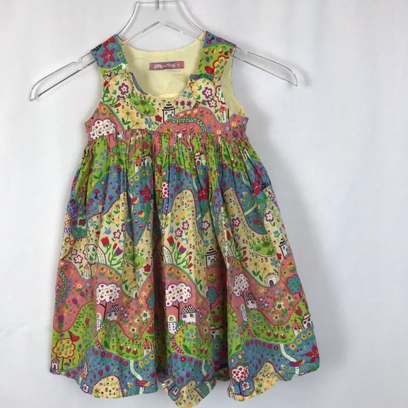 Jelly The Pug Other - Girls Jelly The Pug Willow Grove Puffy Dress SZ 4